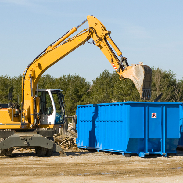 how many times can i have a residential dumpster rental emptied in Leeds AL